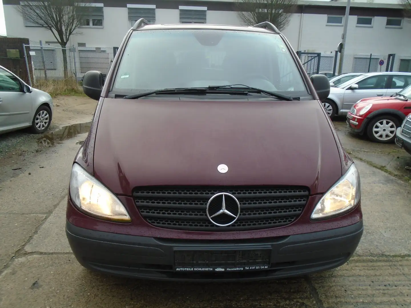 Mercedes-Benz Vito Vito 111 CDI Extralang- 9 Sitze -Tüv-01.2025 Červená - 1