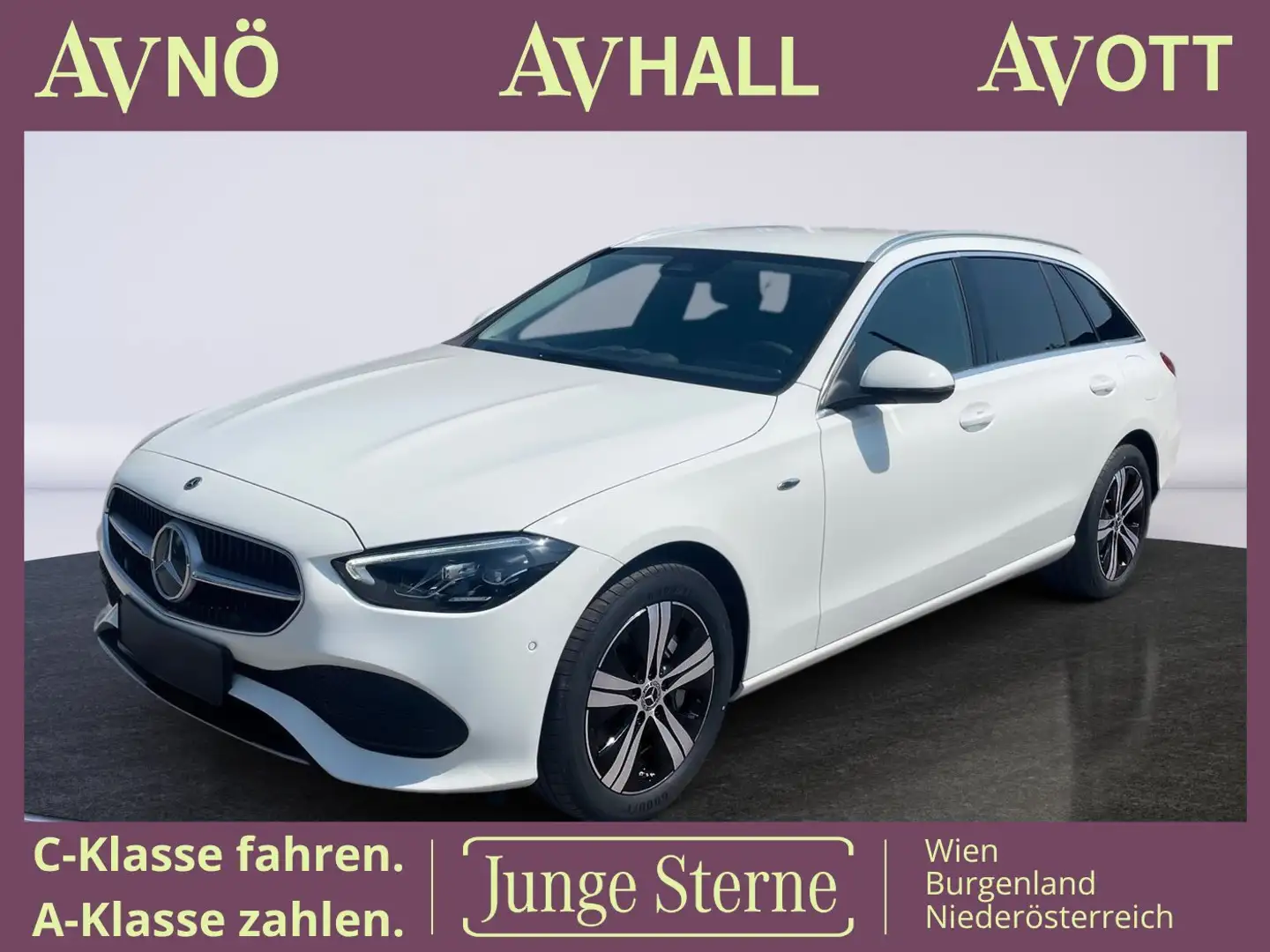 Mercedes-Benz C 300 de 4MATIC T +Distronic+AHK+Winterpaket Weiß - 1
