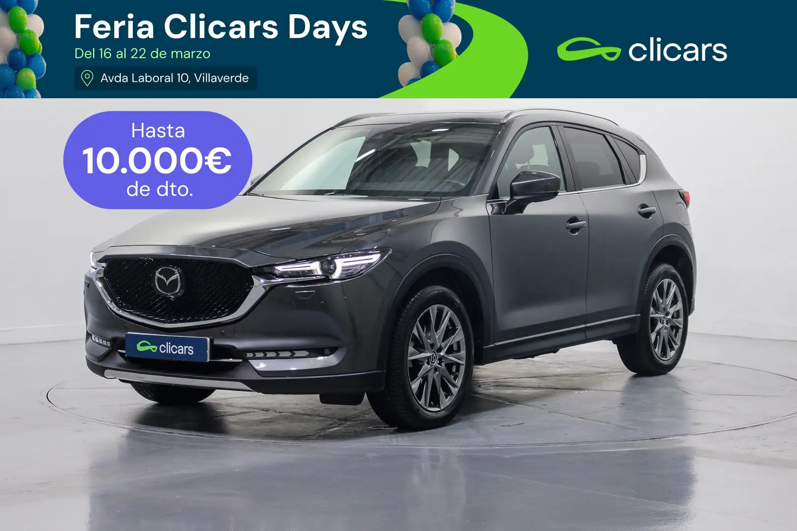 Mazda CX-5 2.2 Skyactiv-D Signature AWD Aut. 135kW Gris - 1