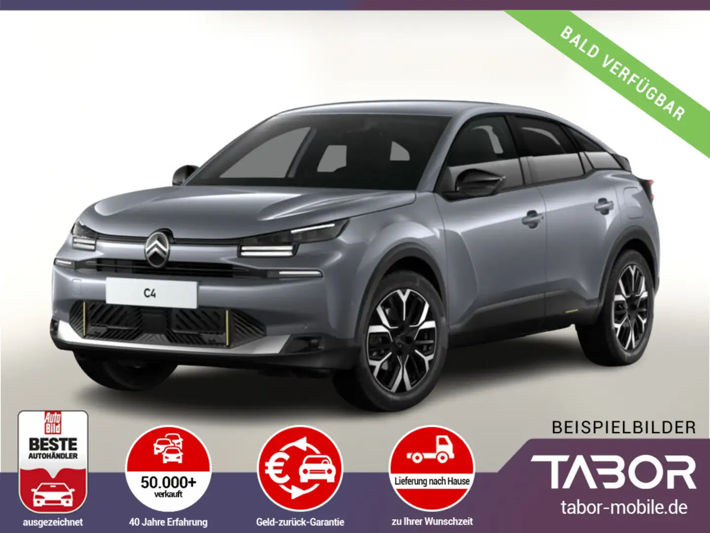 Citroen C4 MHEV 145 eDSC6 MAX FACELIFT Nav Kam ACC Keyl Grau - 1