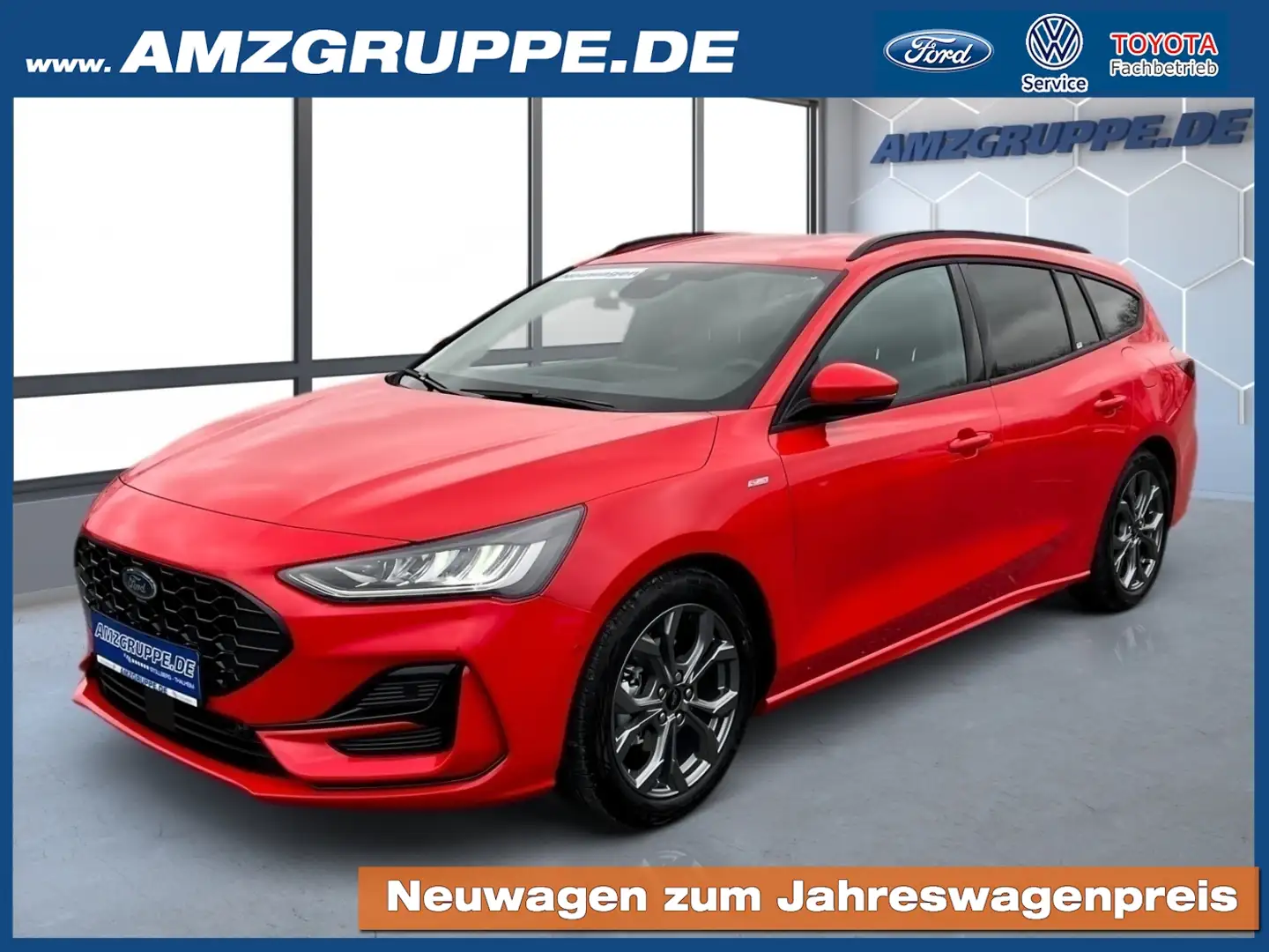 Ford Focus Turnier ST-Line X mHEV AT 4J.*Gar.+ParkAssist Piros - 1