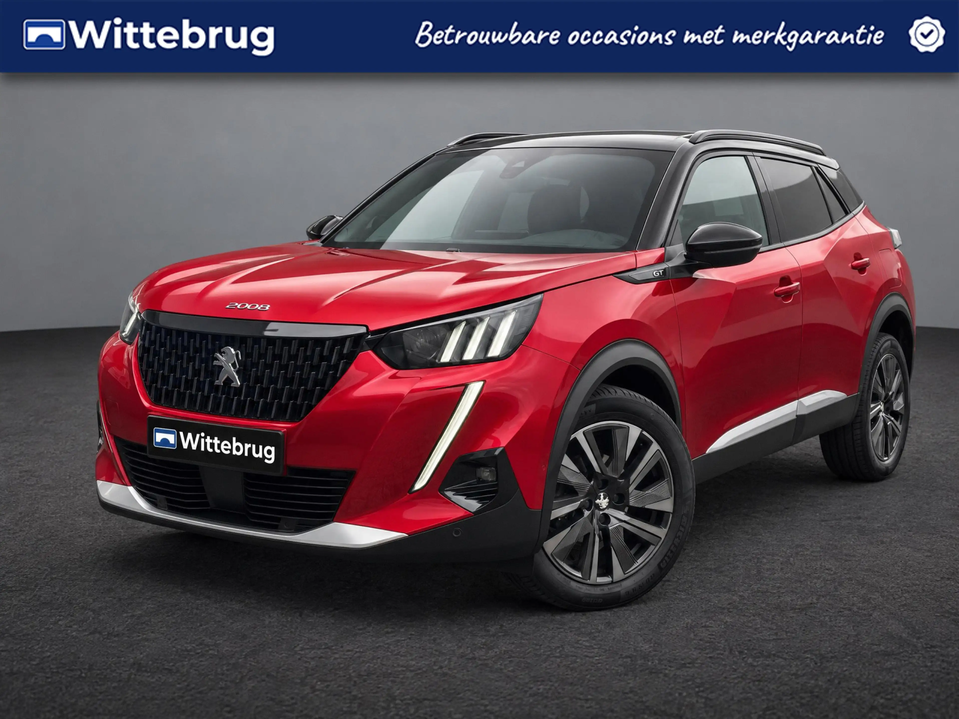 Peugeot 2008 1.2 PureTech GT Pack Leder bekleding | schuif/kant