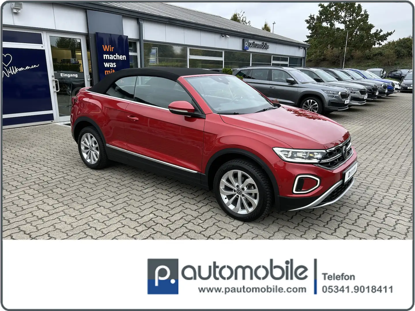 Volkswagen T-Roc Cabriolet 1.0 TSI Style*LED*ACC*KAMERA*SH* Rot - 2