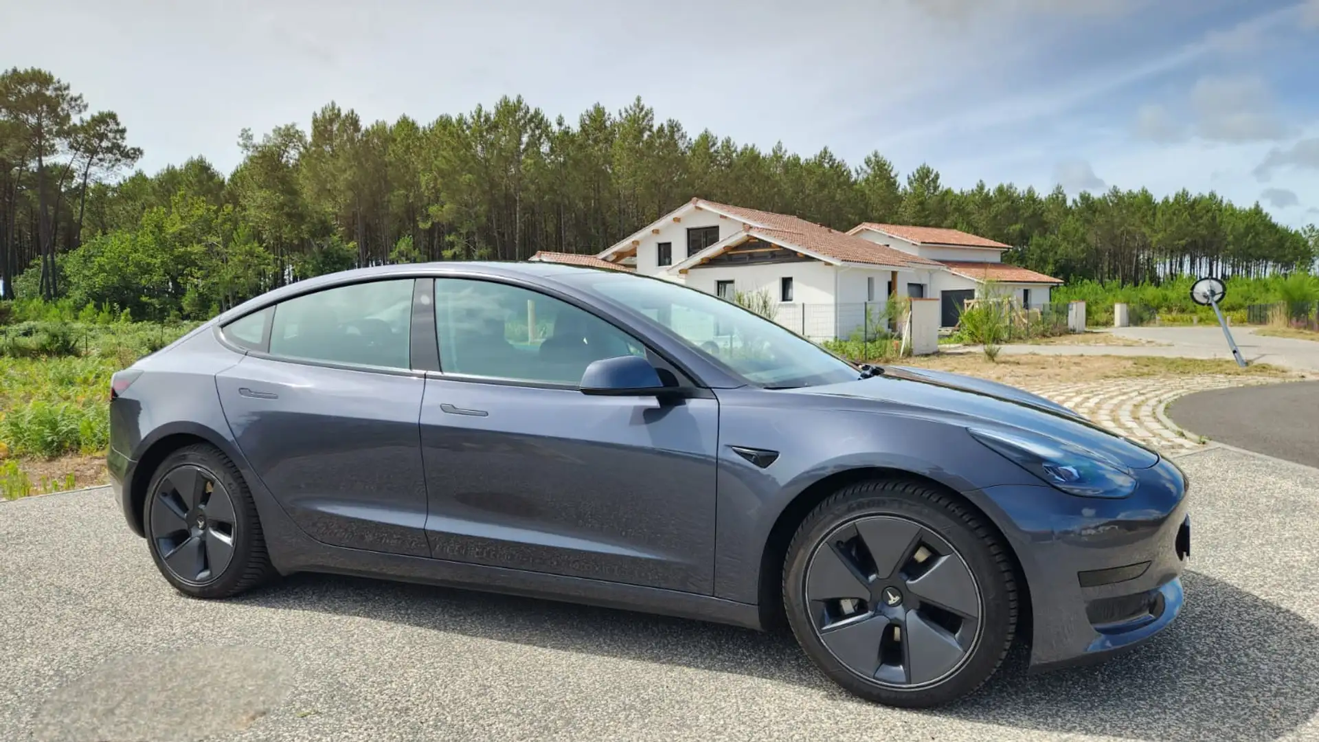 Tesla Model 3 MODEL 3 Standard Range Plus RWD Gris - 1