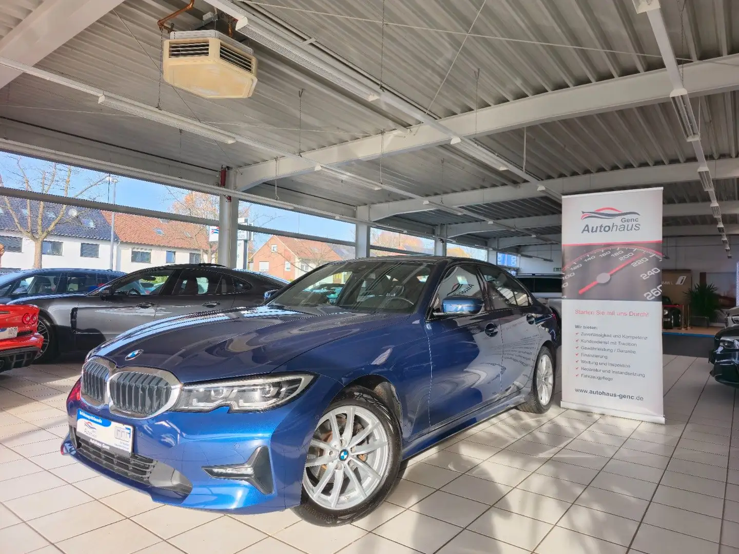 BMW 320 d Limousine Advantage Kamera Schiebedach Blau - 1