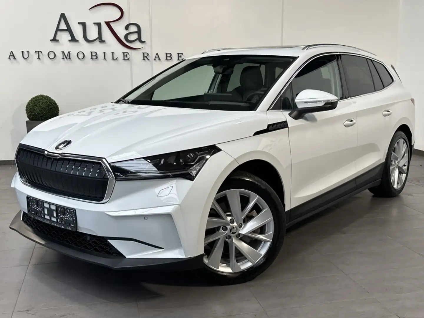 Skoda Enyaq iV 80 Sport NAV+LED+AHK+PANO+CARPLAY+VC+PP Білий - 2