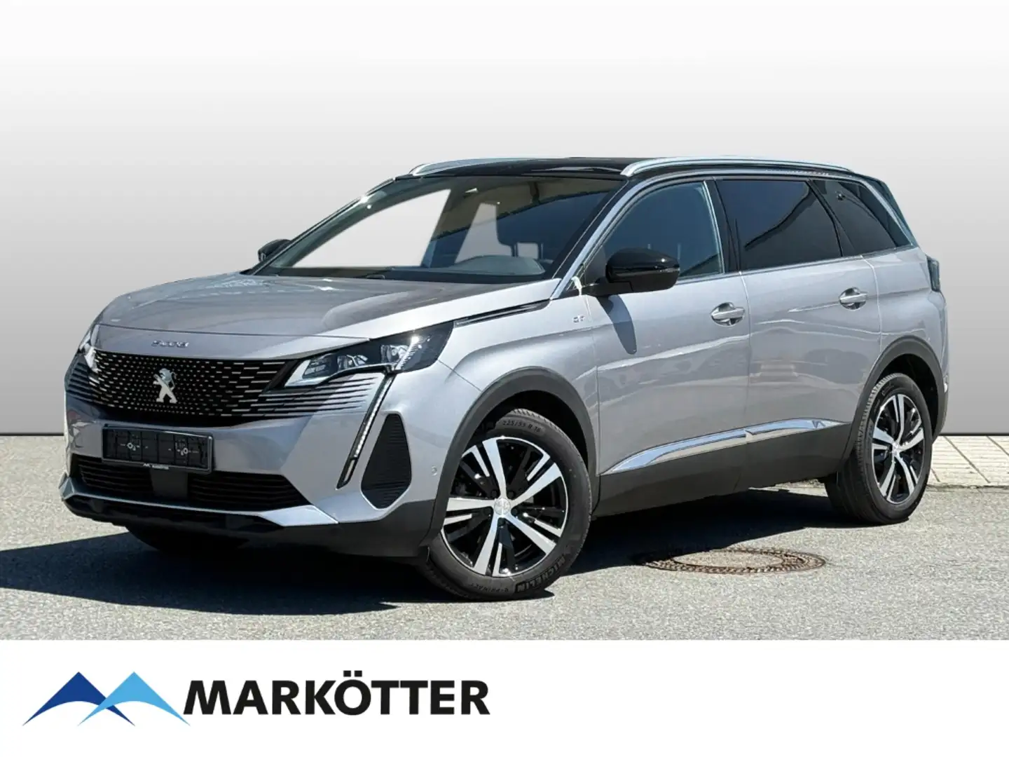 Peugeot 5008 GT 1.2 7-Sitzer/AHK/Navi/Cam/PDC/ACC/Keyless Gris - 1