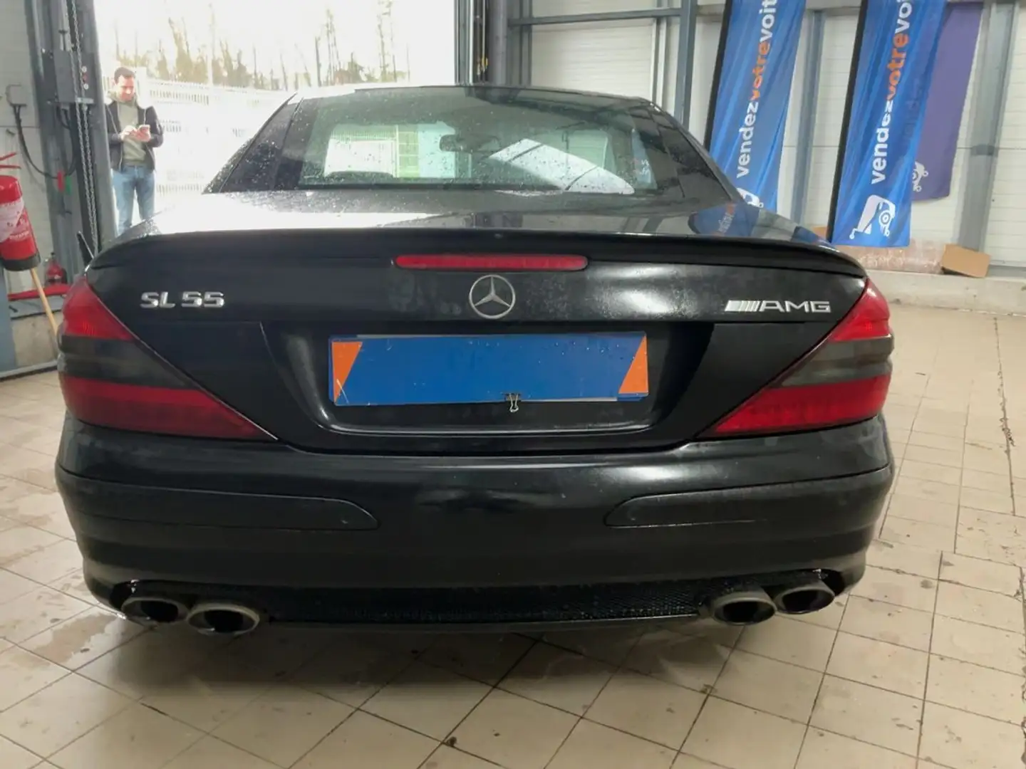 Mercedes-Benz SL 55 AMG 500CV  ITALIANA ! 2 PROPRIETARI ! FATTURE MERCEDES Schwarz - 2