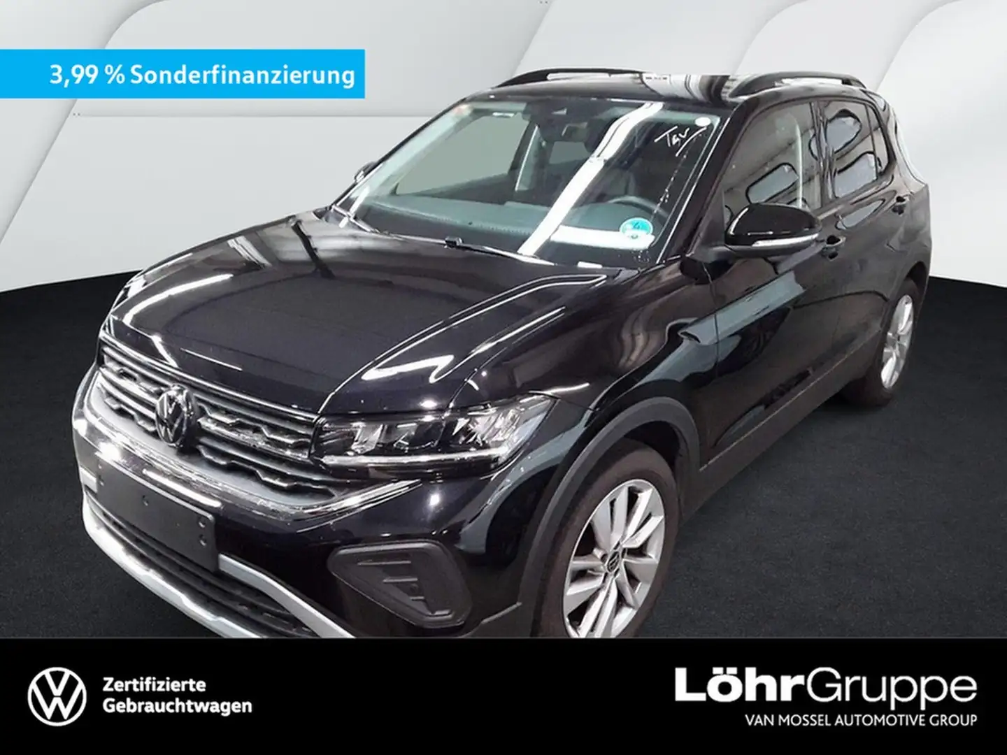 Volkswagen T-Cross 1.0 TSI Goal Navi, ACC, WWV Schwarz - 1
