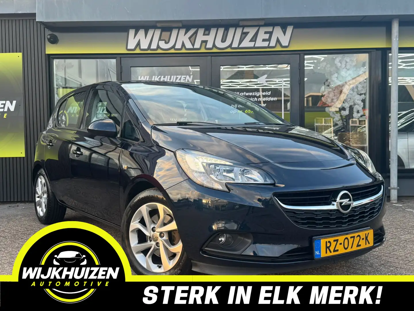 Opel Corsa 1.0 Turbo Online Edition met Airco !!! Navigatie ! Blauw - 1