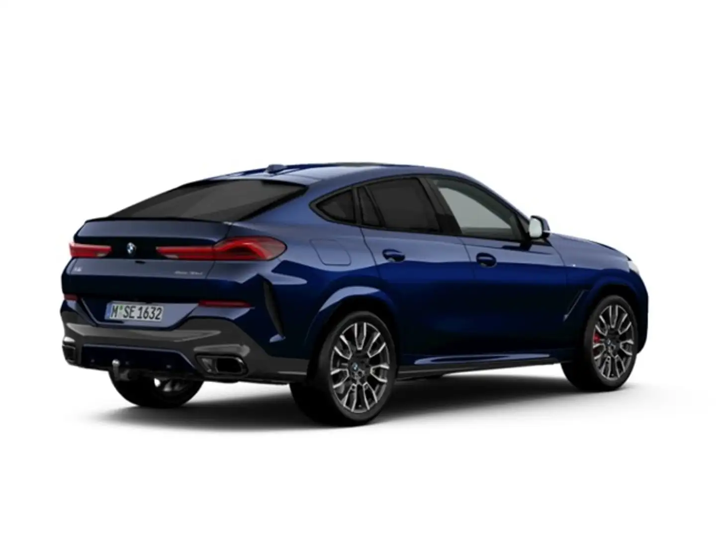 BMW X6 xDrive 30dA M Sport Bleu - 2