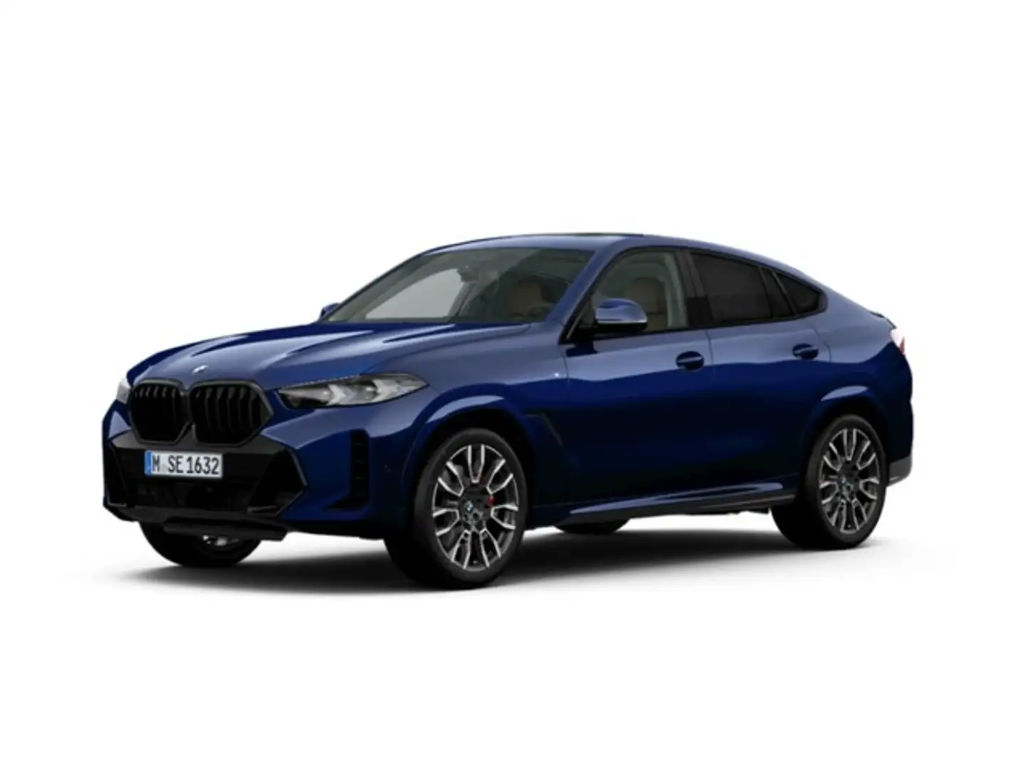 BMW X6 xDrive 30dA M Sport Bleu - 1