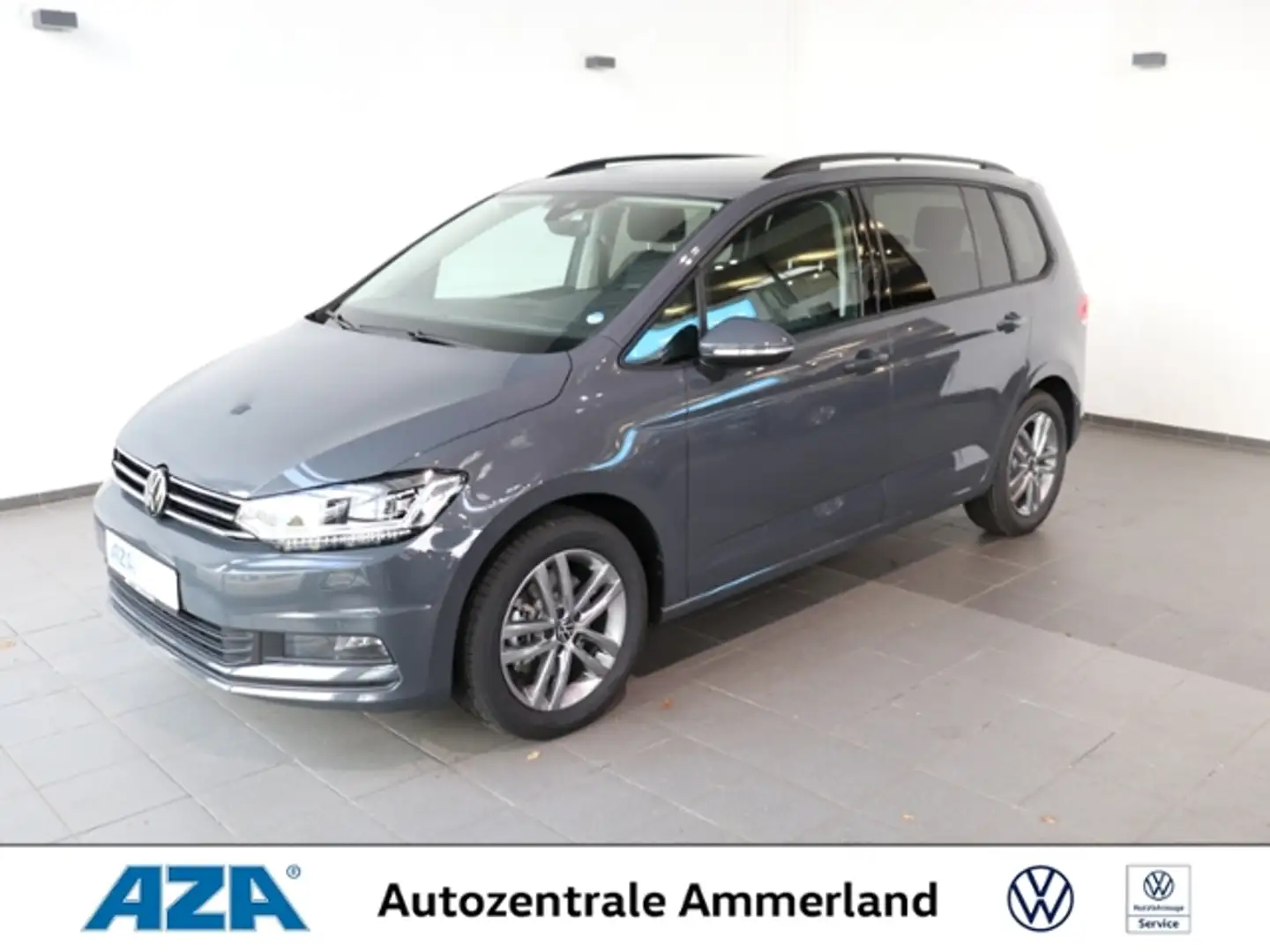 Volkswagen Touran Comfortline 1.5 TSI*DSG*7-Sitzer*AHK*NAVI*SIH*EPH Grijs - 1