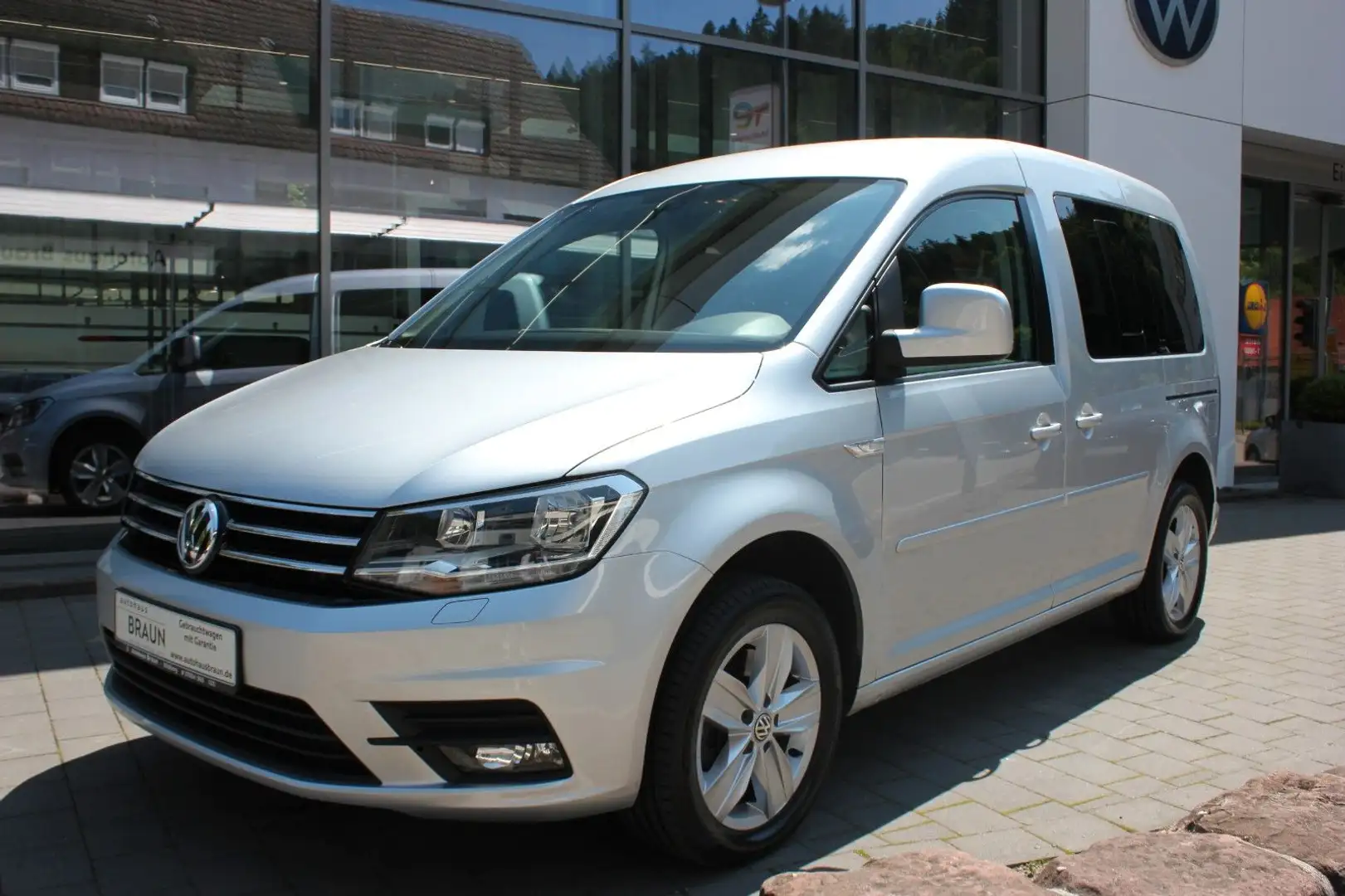 Volkswagen Caddy PKW Comfortline *Navi, Klima, AHK* Silber - 2