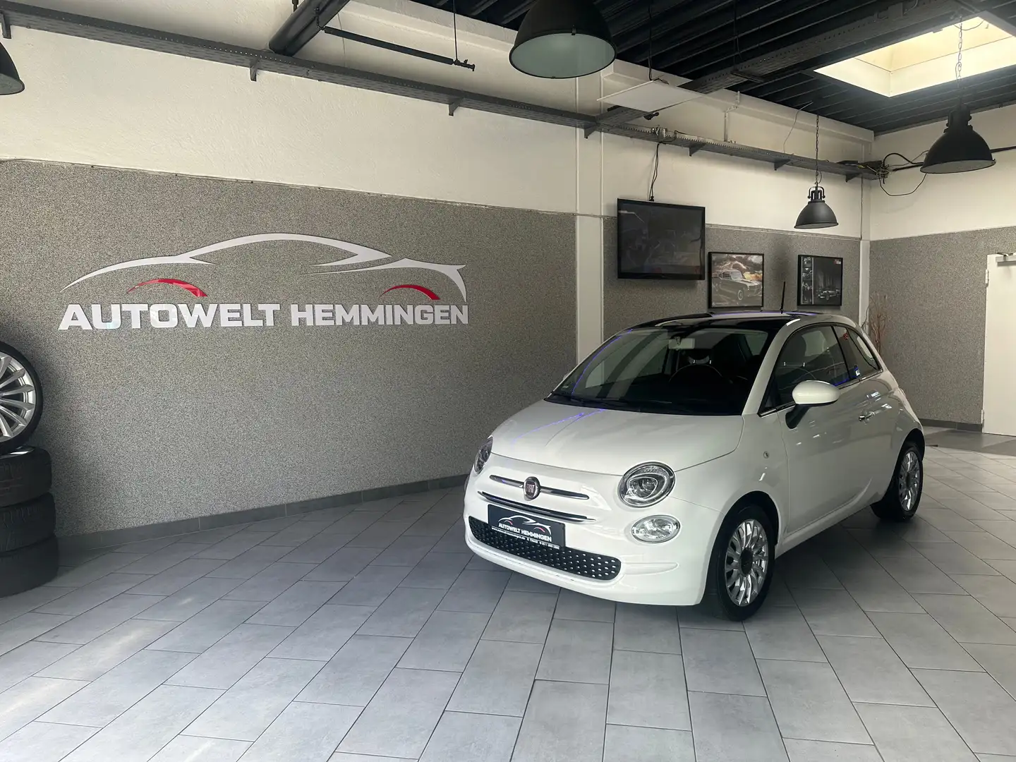 Fiat 500 0.9 Lounge*12M.Garantie*Finanzierung* Weiß - 1