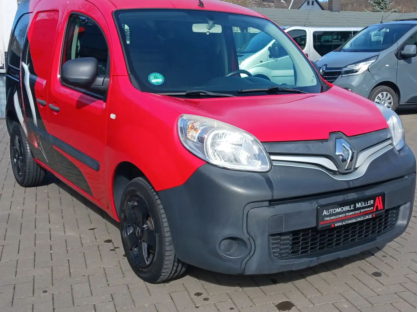 Renault Kangoo Rapid Extra 1.Hand Klima PDC Bluetooth Alu WR Rouge - 1