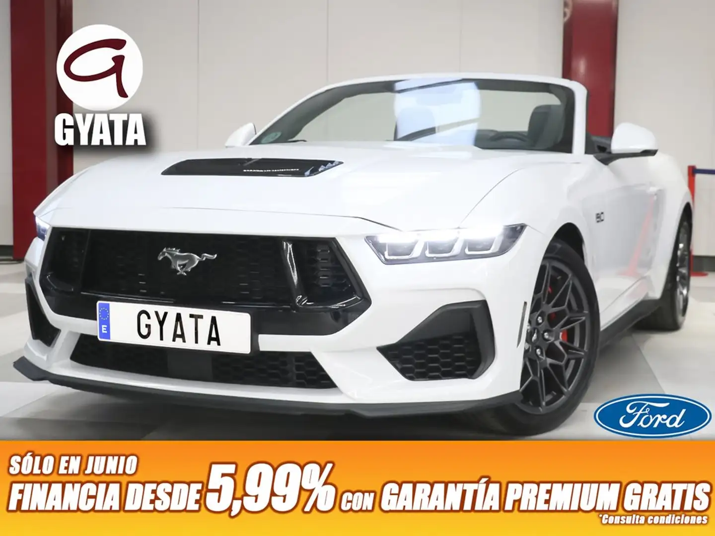 Ford Mustang Convertible 5.0 Ti-VCT GT Blanco - 1
