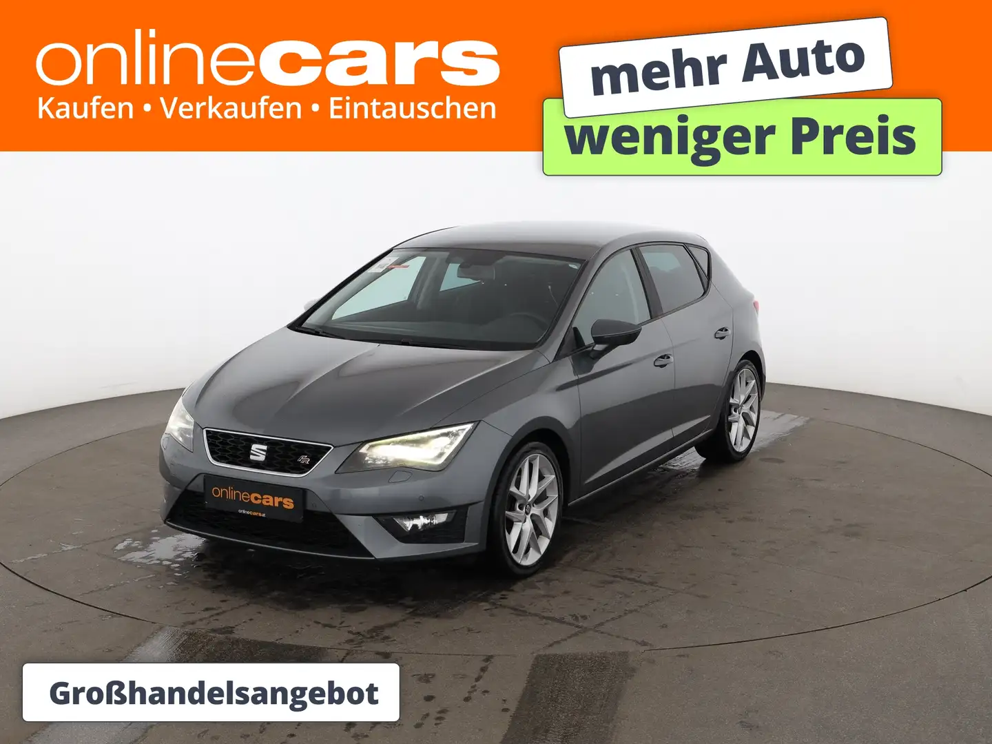 SEAT Leon 1.4 TSI FR LED LEDER SITZHZG KLIMA TEMP Grau - 1