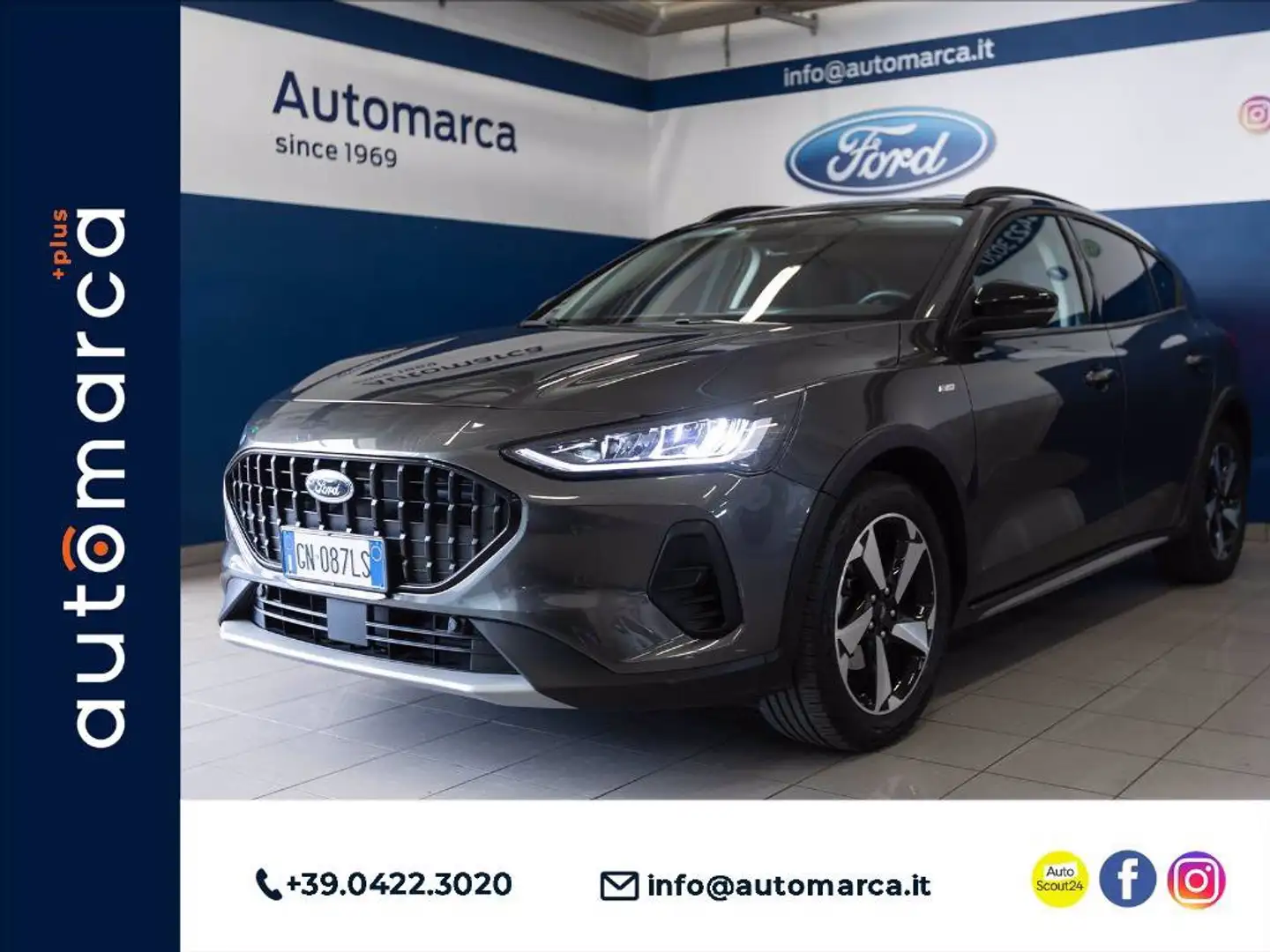 Ford Focus Active 1.0t ecoboost h 125cv Gris - 1