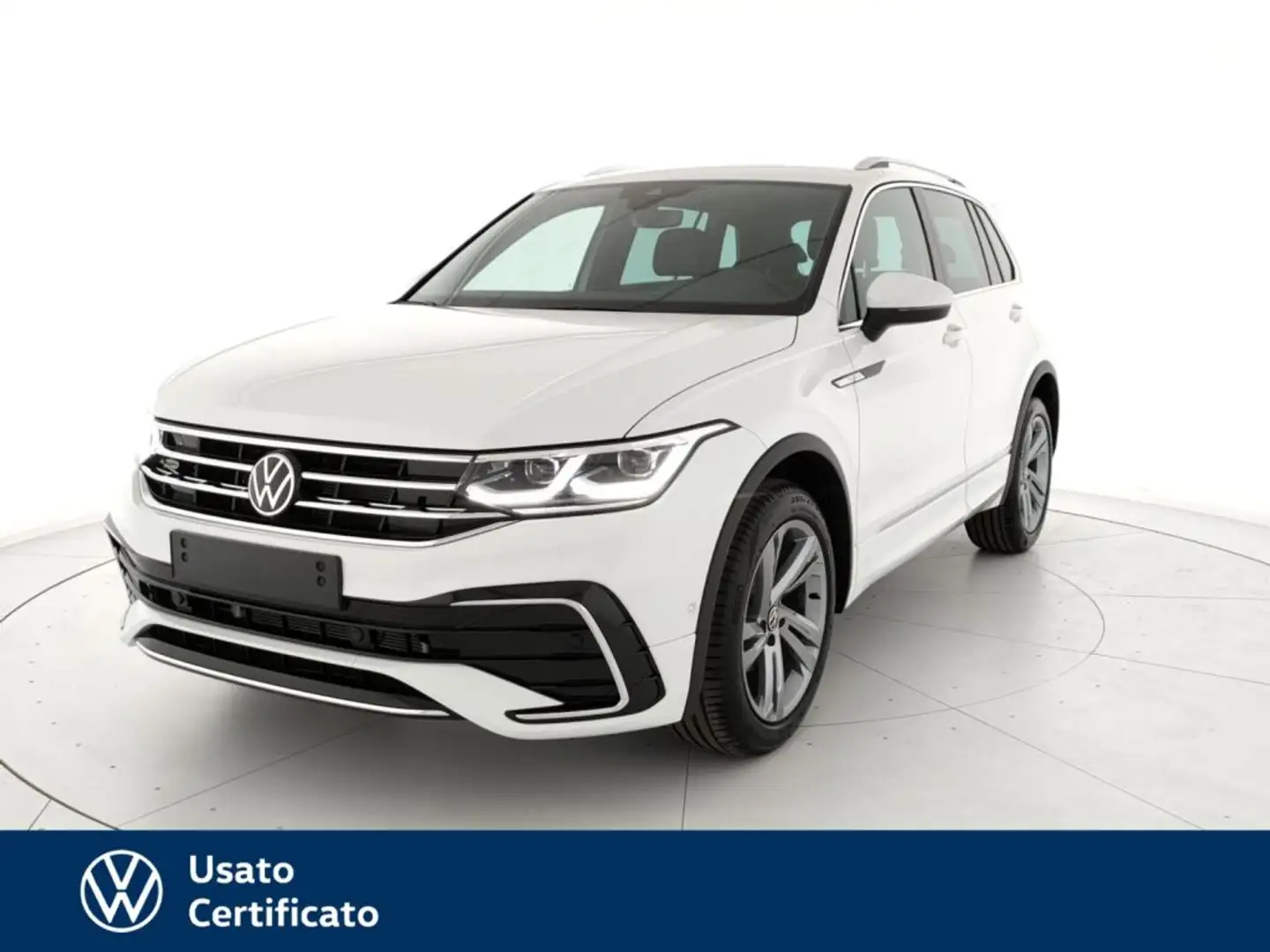 Volkswagen Tiguan 2.0 tdi r-line 4motion 150cv dsg Bianco - 1