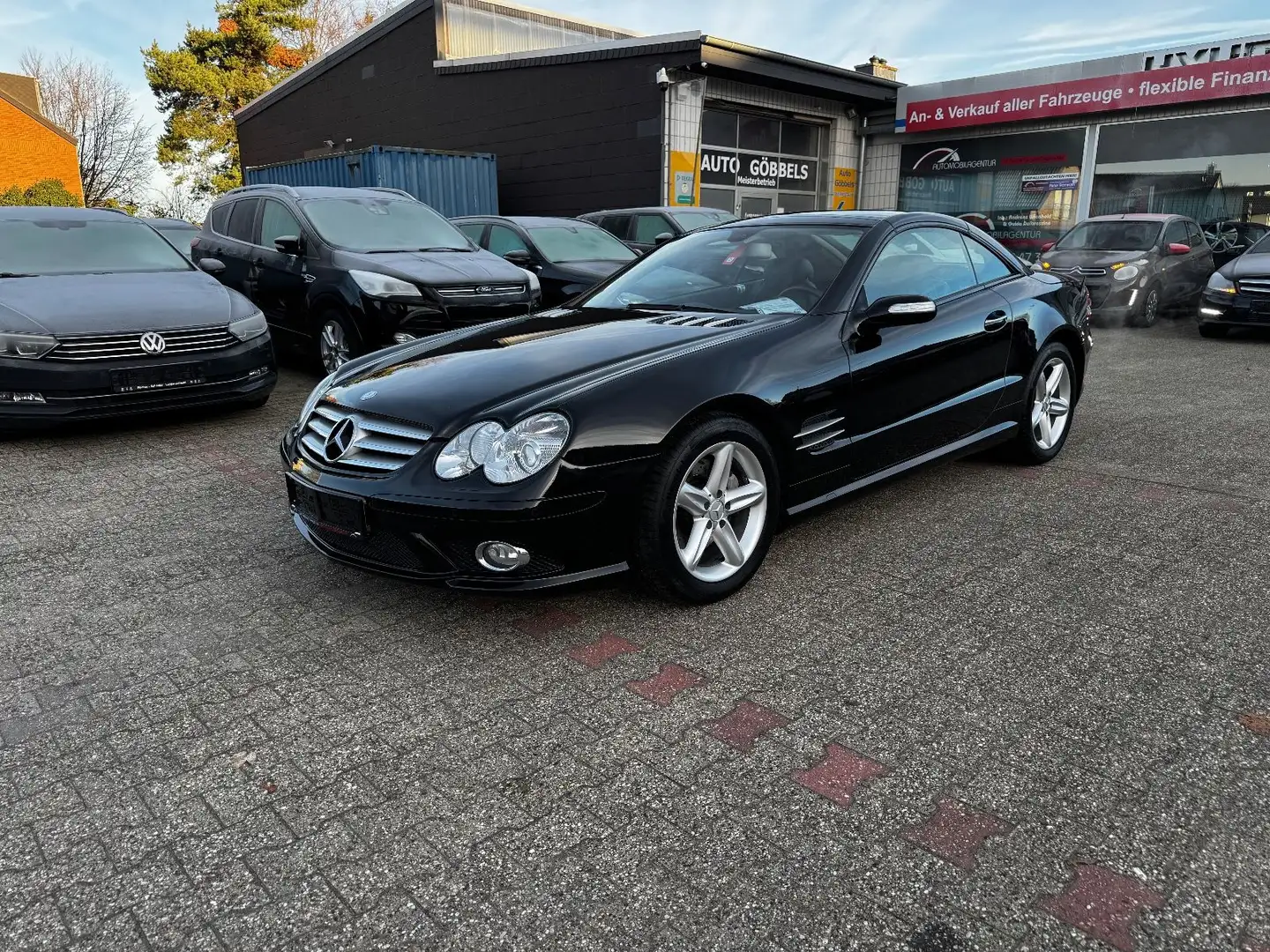 Mercedes-Benz SL 350 Mopf AMG PAKET schwarz/schwarz TOP!!! Nero - 1