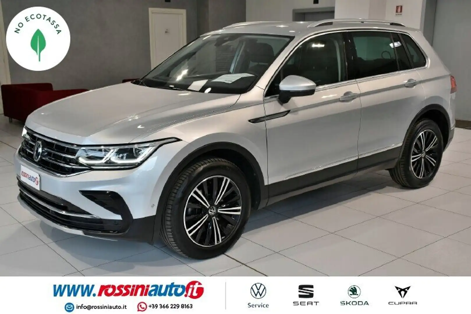Volkswagen Tiguan 2.0 TDI 150 CV DSG 4MOTION ELEGANCE R18 NIZZA Argento - 1