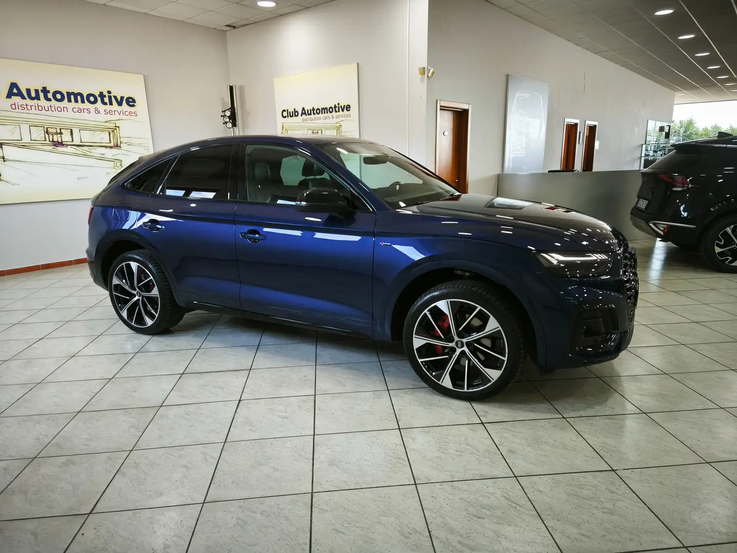 Audi Q5 Q5 Sportback 40 2.0 tdi mhev S line Plus  s-tronic Blauw - 2