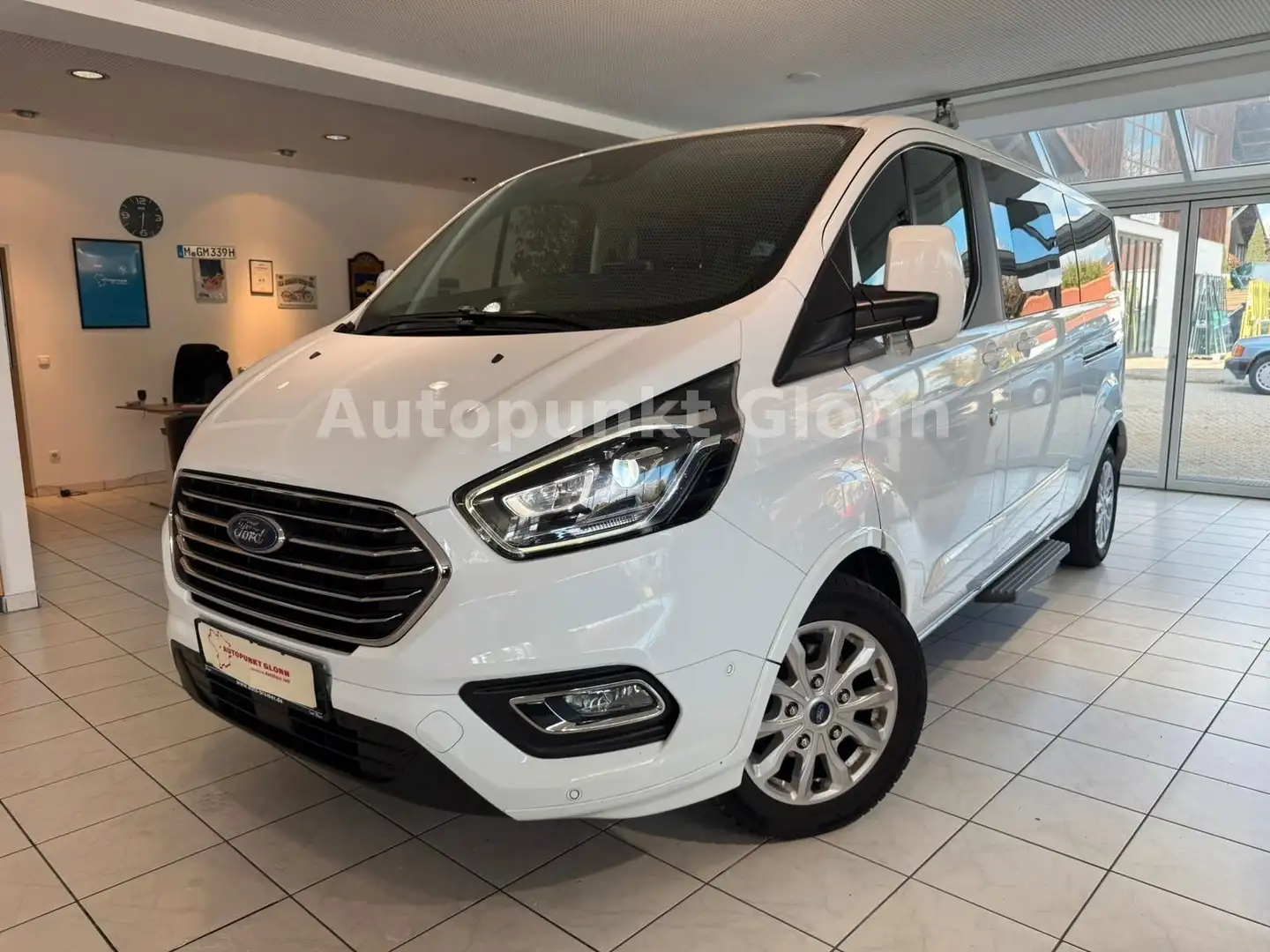 Ford Tourneo Custom 320 L2 Tourneo Titanium X Leder Blanc - 1