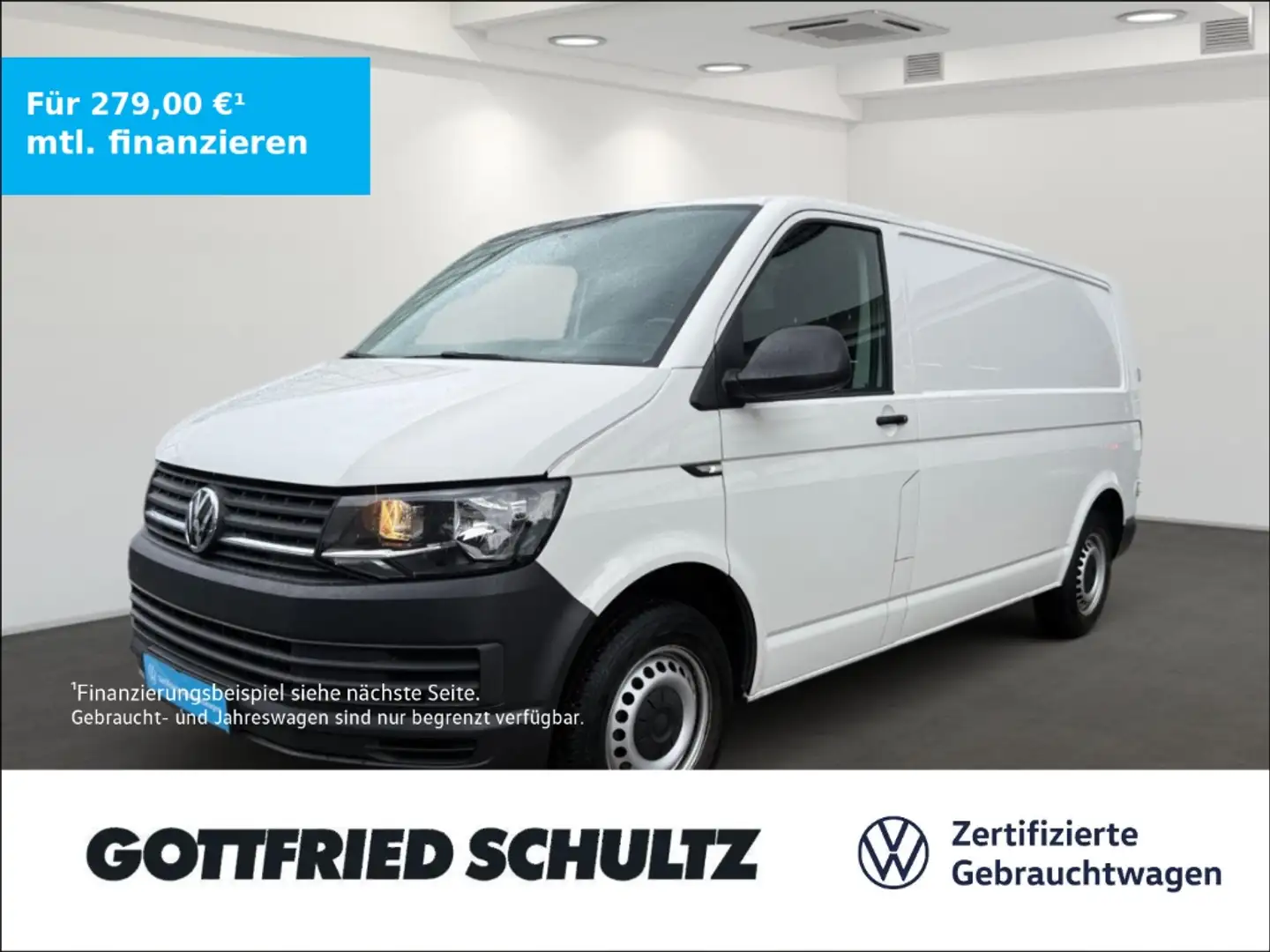 Volkswagen T6 Transporter 2.0 TDI KLIMA EPH Kasten Langversio Weiß - 1