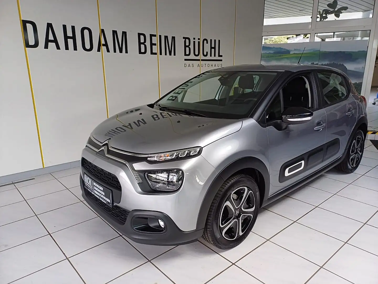 Citroen C3 PureTech 83 S&S 5-Gang-Manuell Feel Grijs - 2
