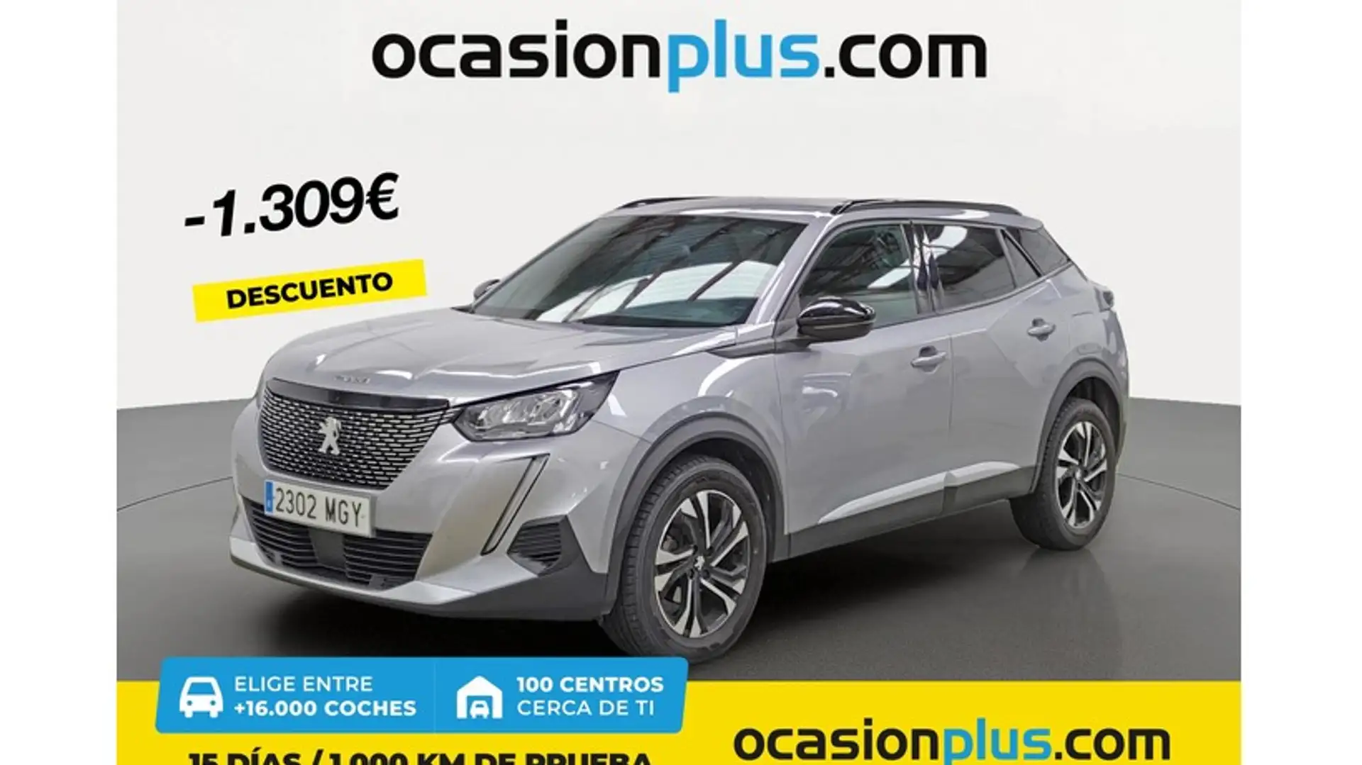 Peugeot 2008 1.2 PureTech S&S Allure 100 Gris - 1