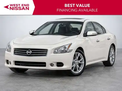 White 2011 Nissan Maxima Sedan Front-Wheel Drive Automatic