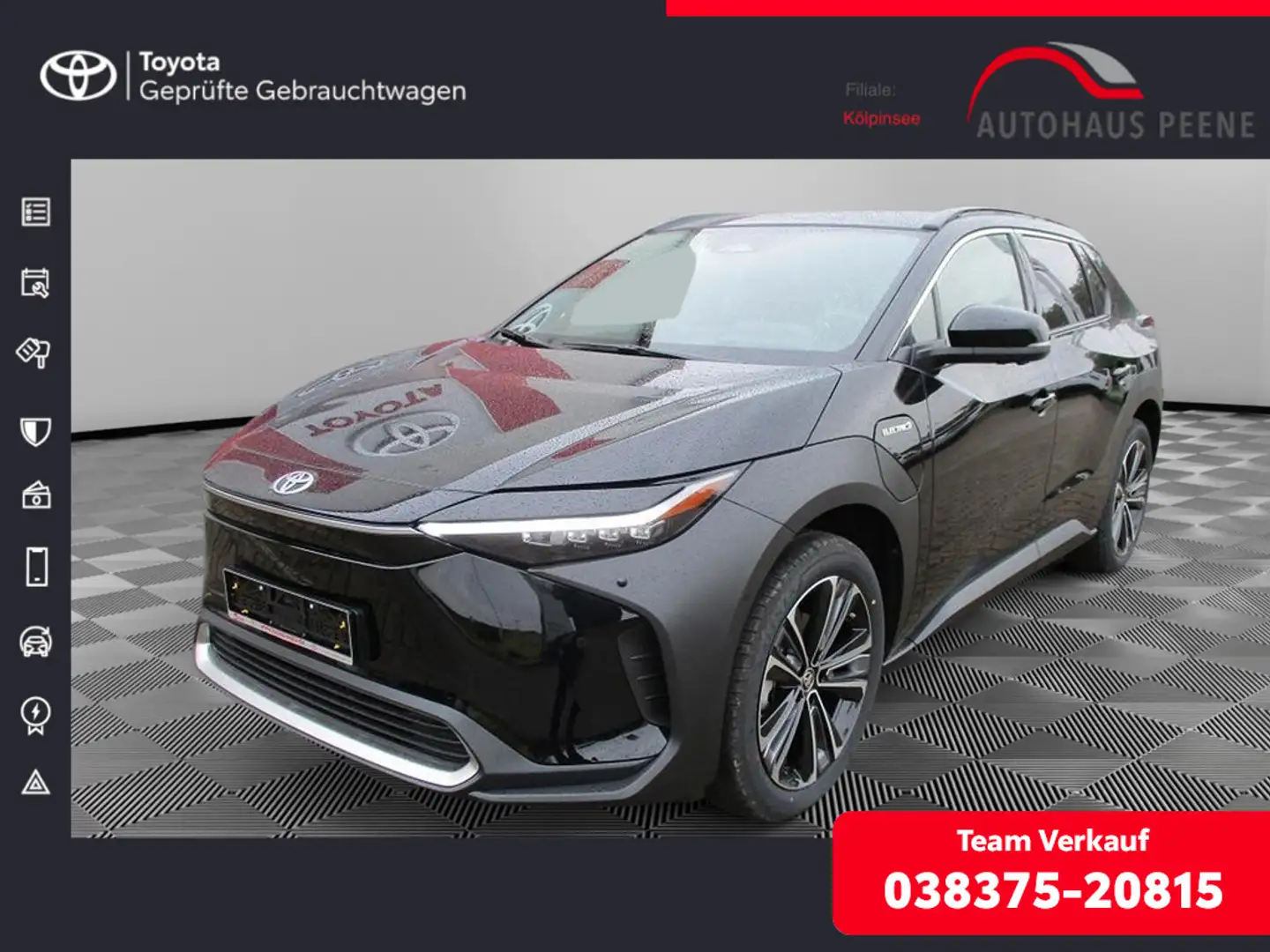 Toyota bZ4X Comfort mtl.Rate 289,- Euro ohne Anz. Negro - 1