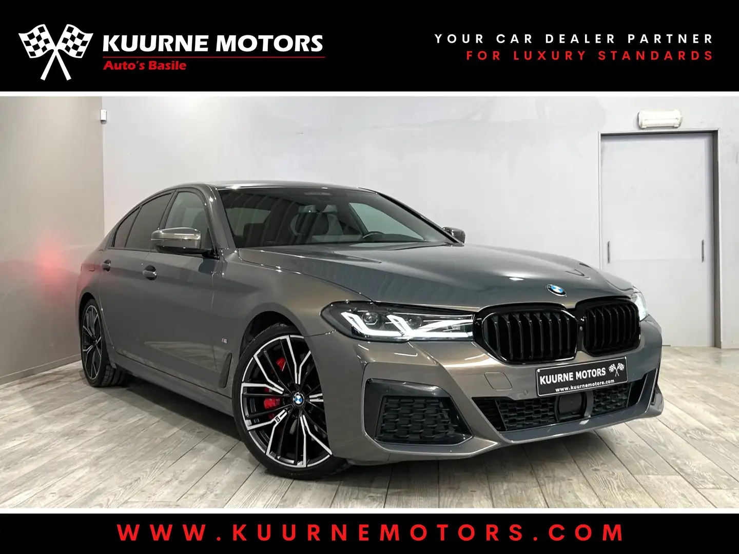 BMW 530 dA M Pack Alu20"/Acc/Cam360/GpsPro *1j garantie* Gris - 1