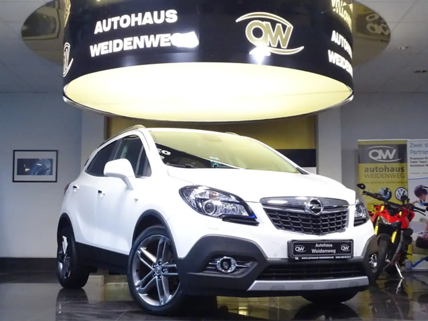 Opel Mokka 1.4 Turbo Innov.Leder Xenon 1.Hand 39310KM Blanc - 2