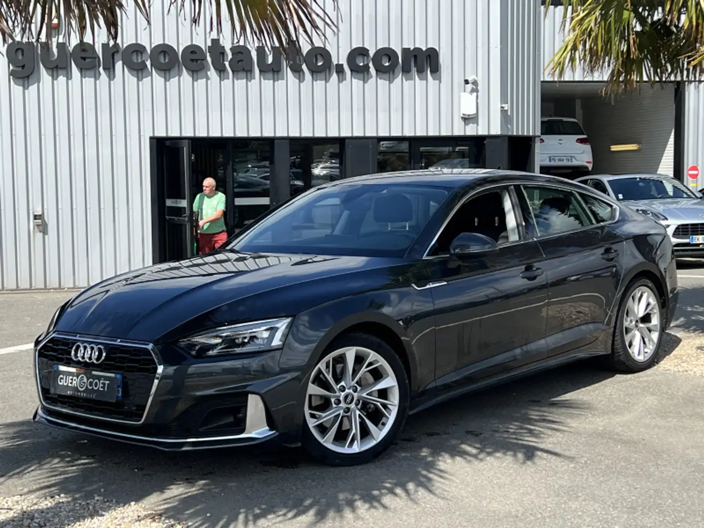 Audi A5 40 TDI 204CH BUSINESS LINE S TRONIC 7 Gris - 2