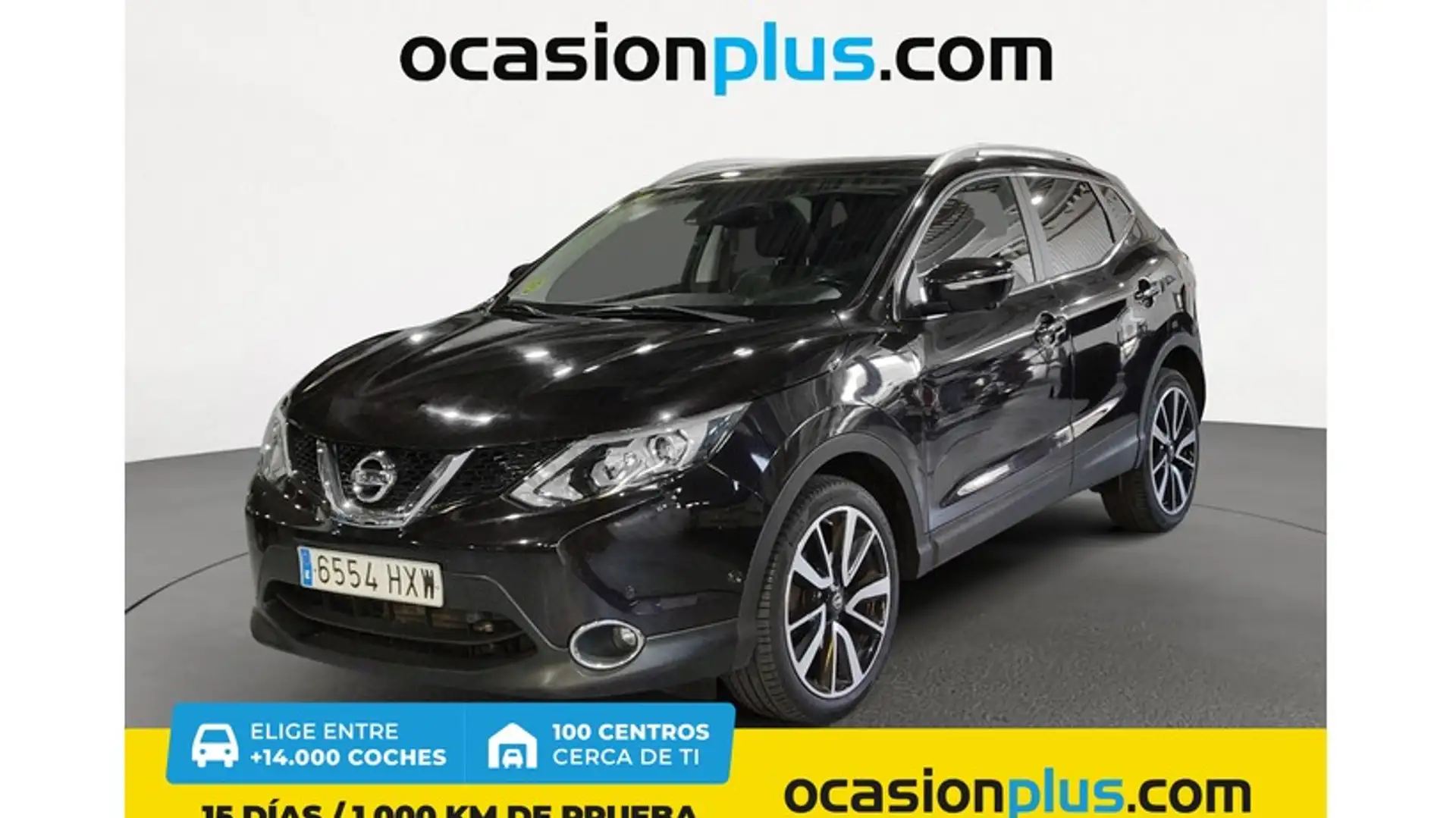 Nissan Qashqai 1.6dCi Tekna 4x2 XTronic 19´´ Zwart - 1