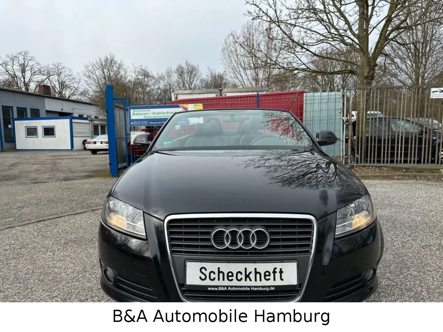 Audi A3 Cabriolet+2 Hand+Tüv+Au Neu+Scheckheft Schwarz - 2