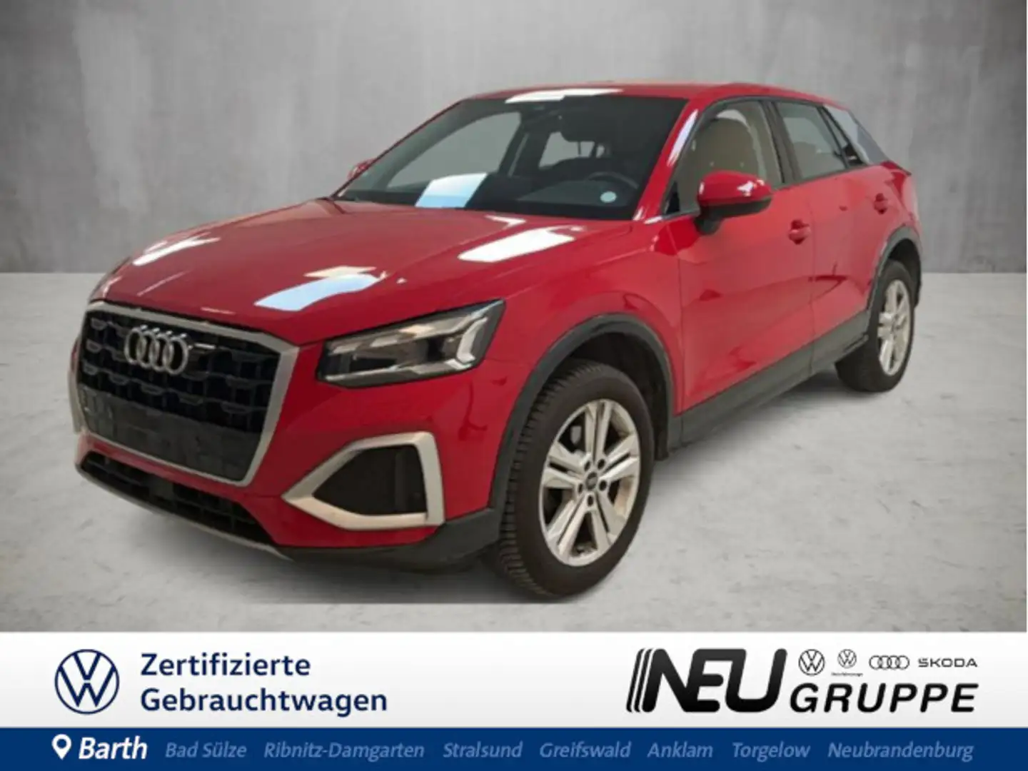 Audi Q2 Advanced 35 TFSI S tronic Matrix el. Heckklappe Rood - 1
