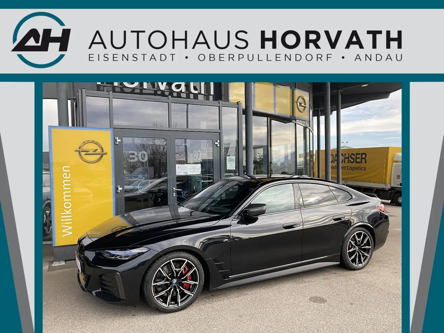 BMW i4 Gran Coupe xDrive M50 80,7kWh Schwarz - 1