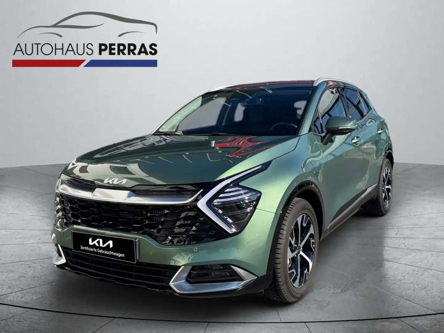 Kia Sportage 1.6 T-GDI Spirit FLA 4xSHZ SpurH LM Grün - 2