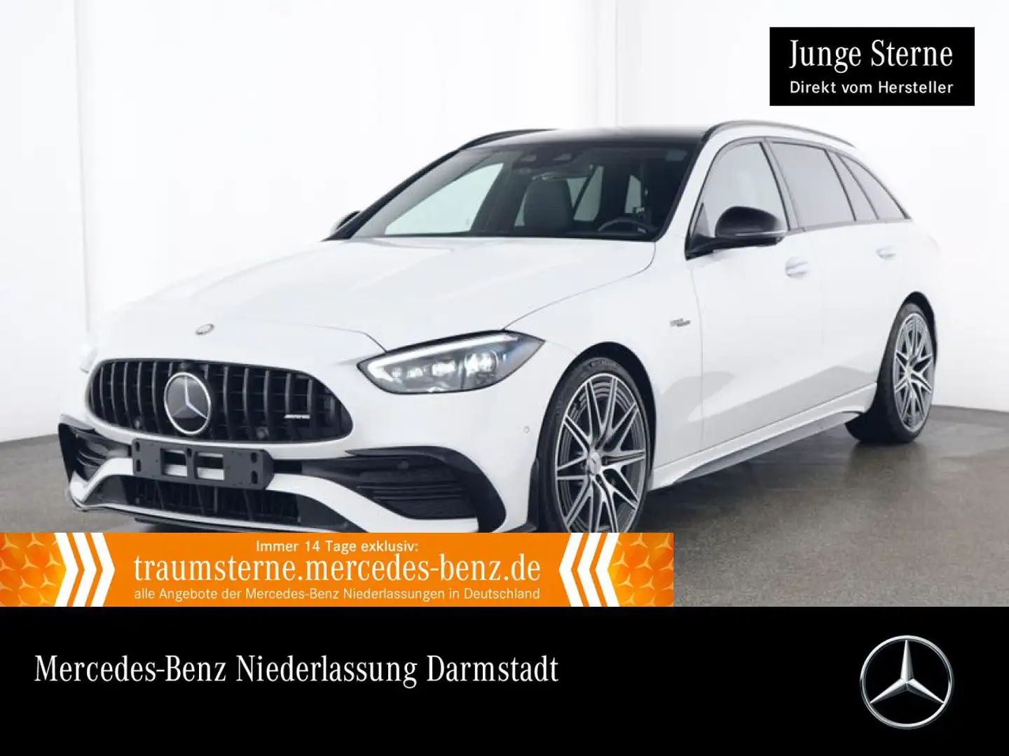Mercedes-Benz C 43 AMG C 43 4M T-Modell NIGHT+PANO+360+STHZG+KEYLESS+9G Weiß - 1
