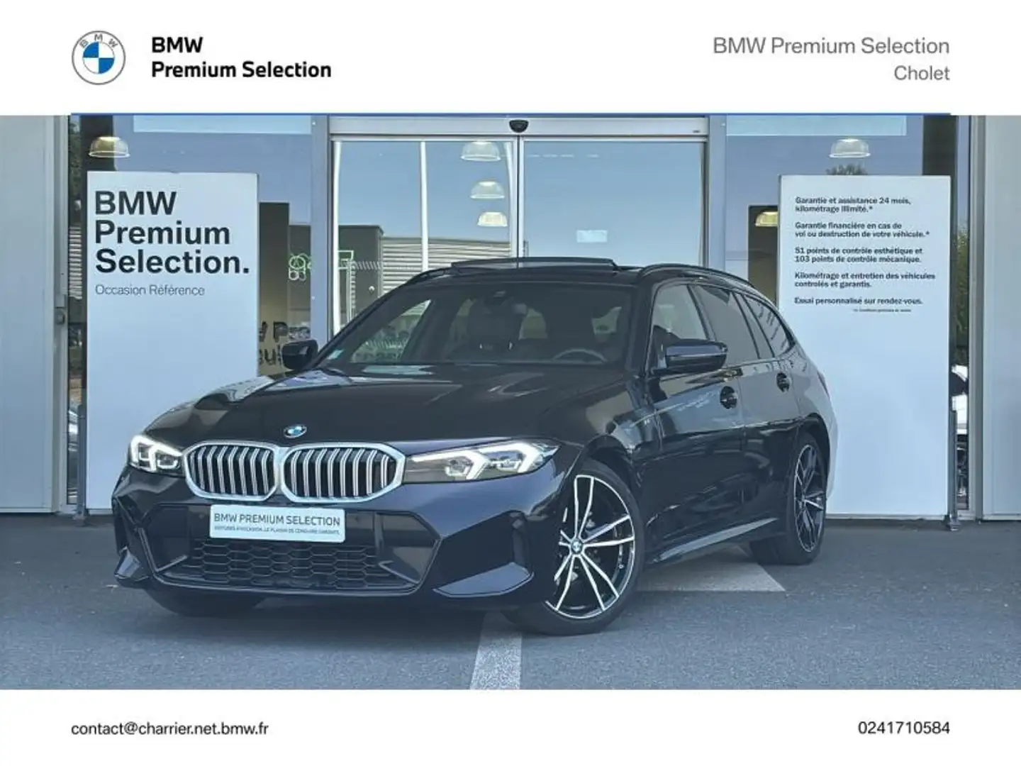 BMW 318 318dA 150ch M Sport Noir - 1
