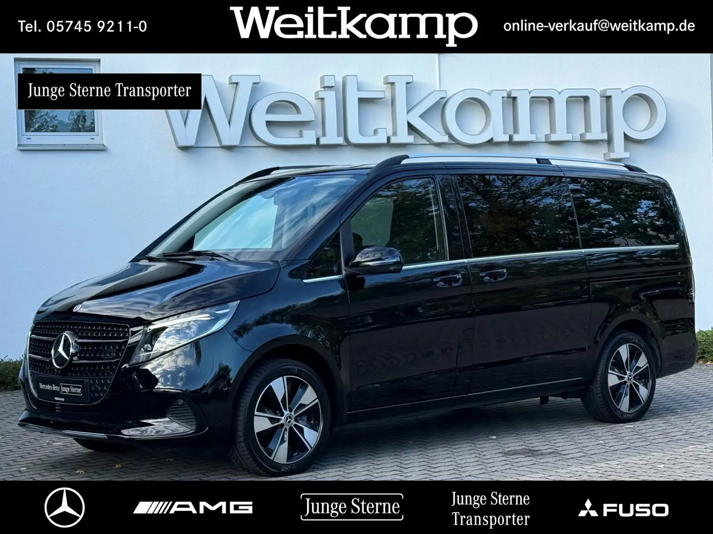 Mercedes-Benz V 220 V 220 d 4M AVANT. Lang AHK+360°+DISTRO.+EL. TÜR+ Schwarz - 1