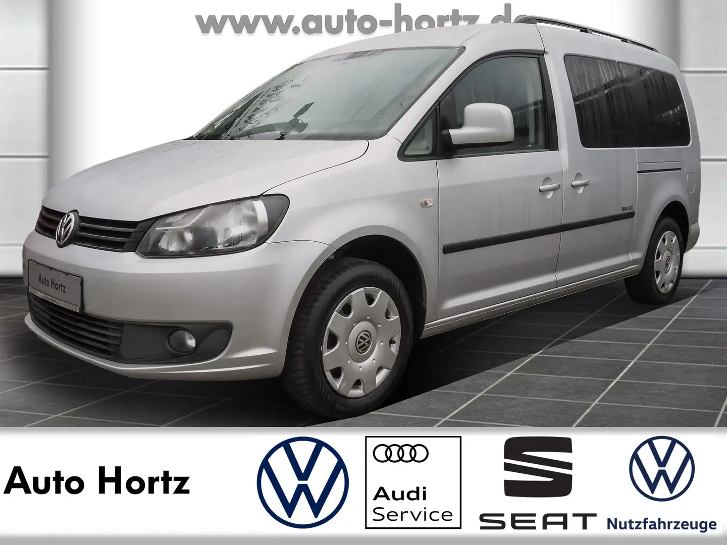 Volkswagen Caddy Maxi TDI, 103 kw, 7 Sitzer!!!!! AHK Argent - 1