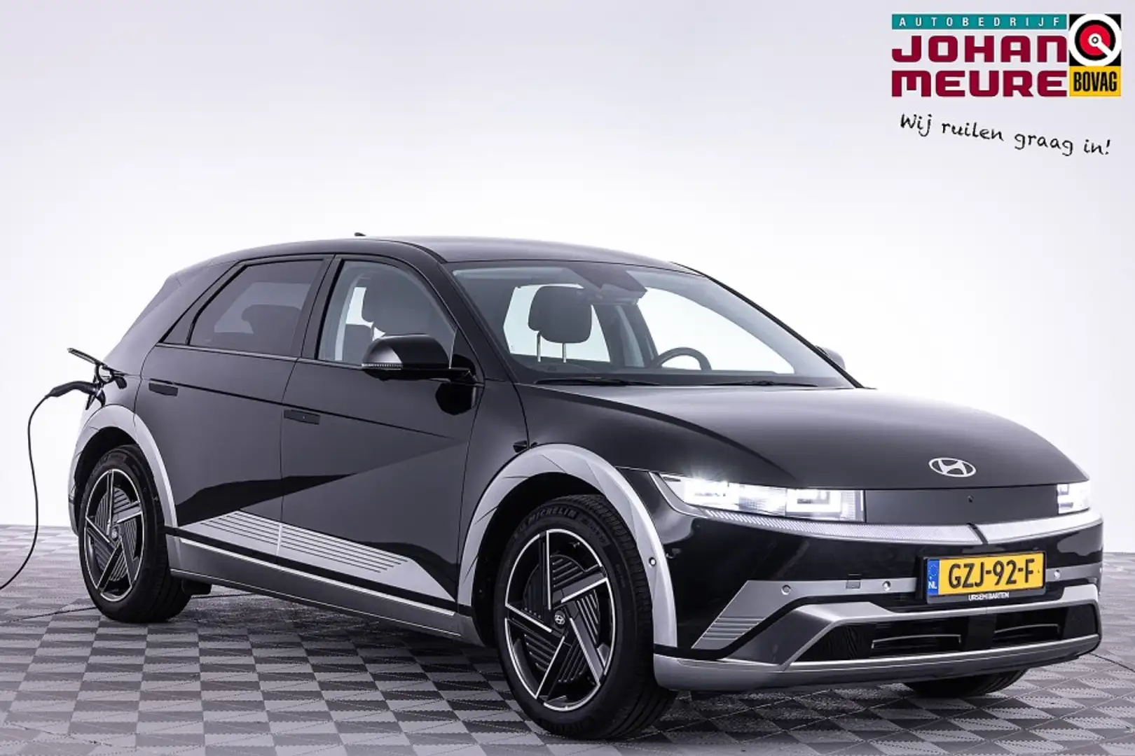 Hyundai IONIQ 5 Lounge 84 kWh | LEDER ✅ 1e Eigenaar Noir - 1