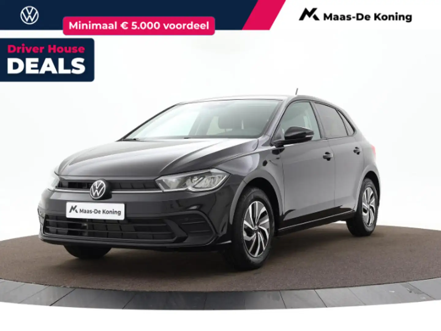 Volkswagen Polo Life Edition 1.0 TSI 95 pk 5 versn. Hand · Bluetoo Zwart - 1