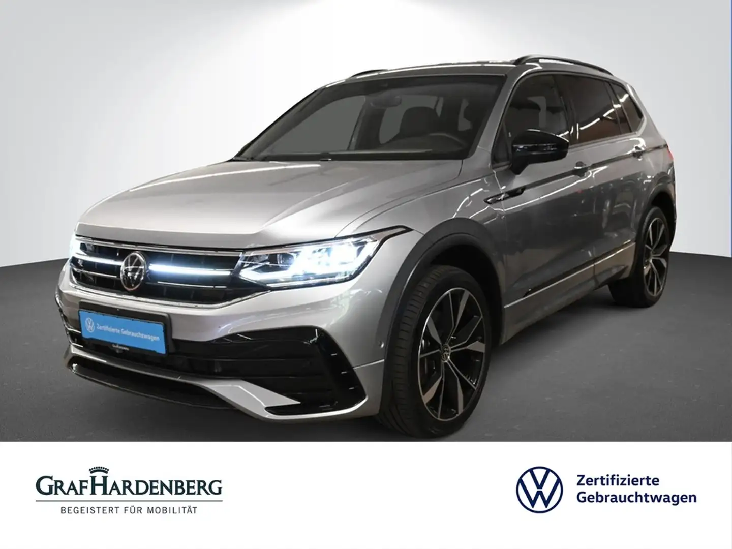 Volkswagen Tiguan Allspace 2.0 TDI Automatik R-Line 4Motion StHzg AHK Matr... Silber - 1