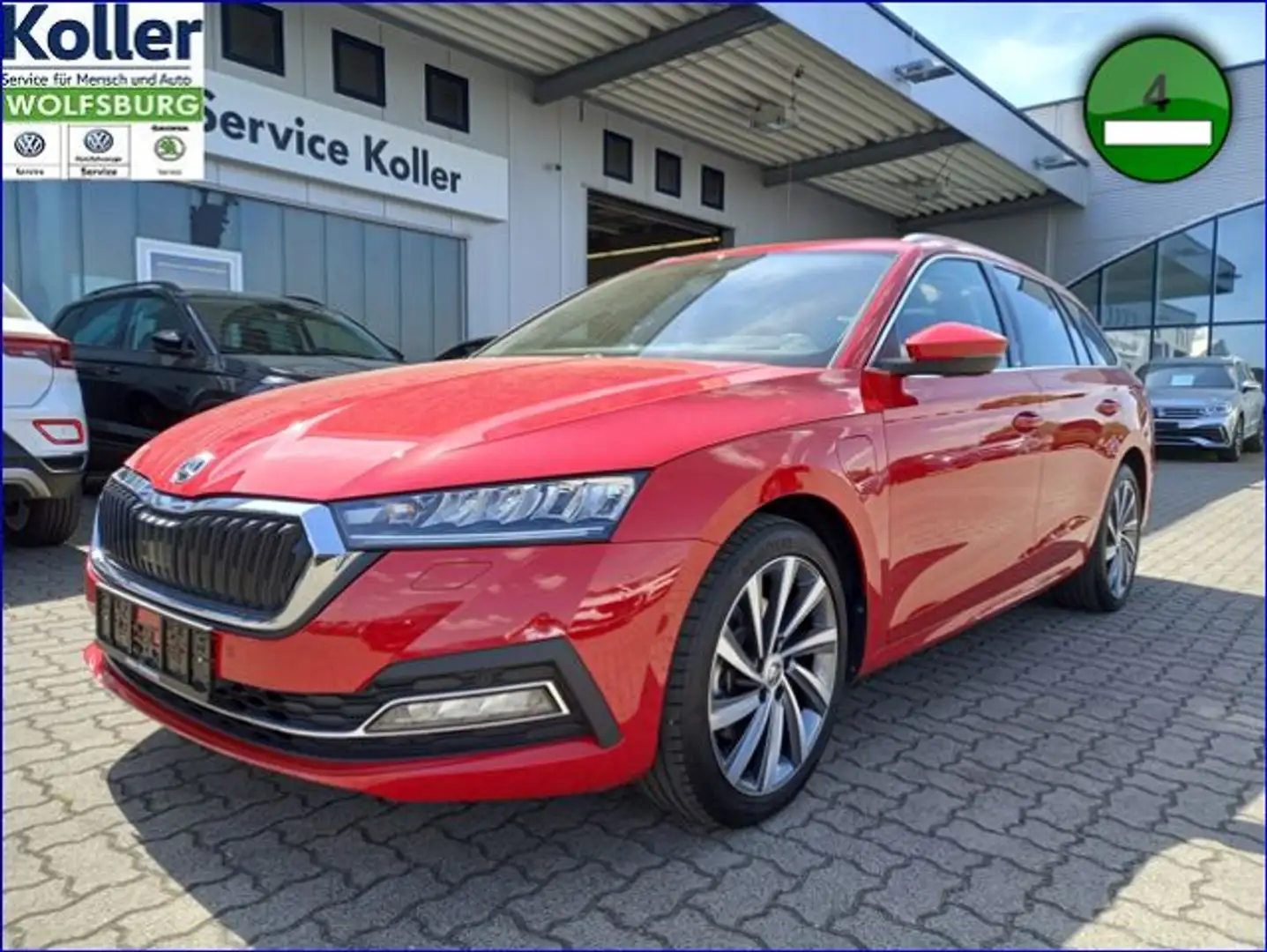 Skoda Octavia Combi 1.4 TSI iV DSG Panoramadach Leder Rot - 2