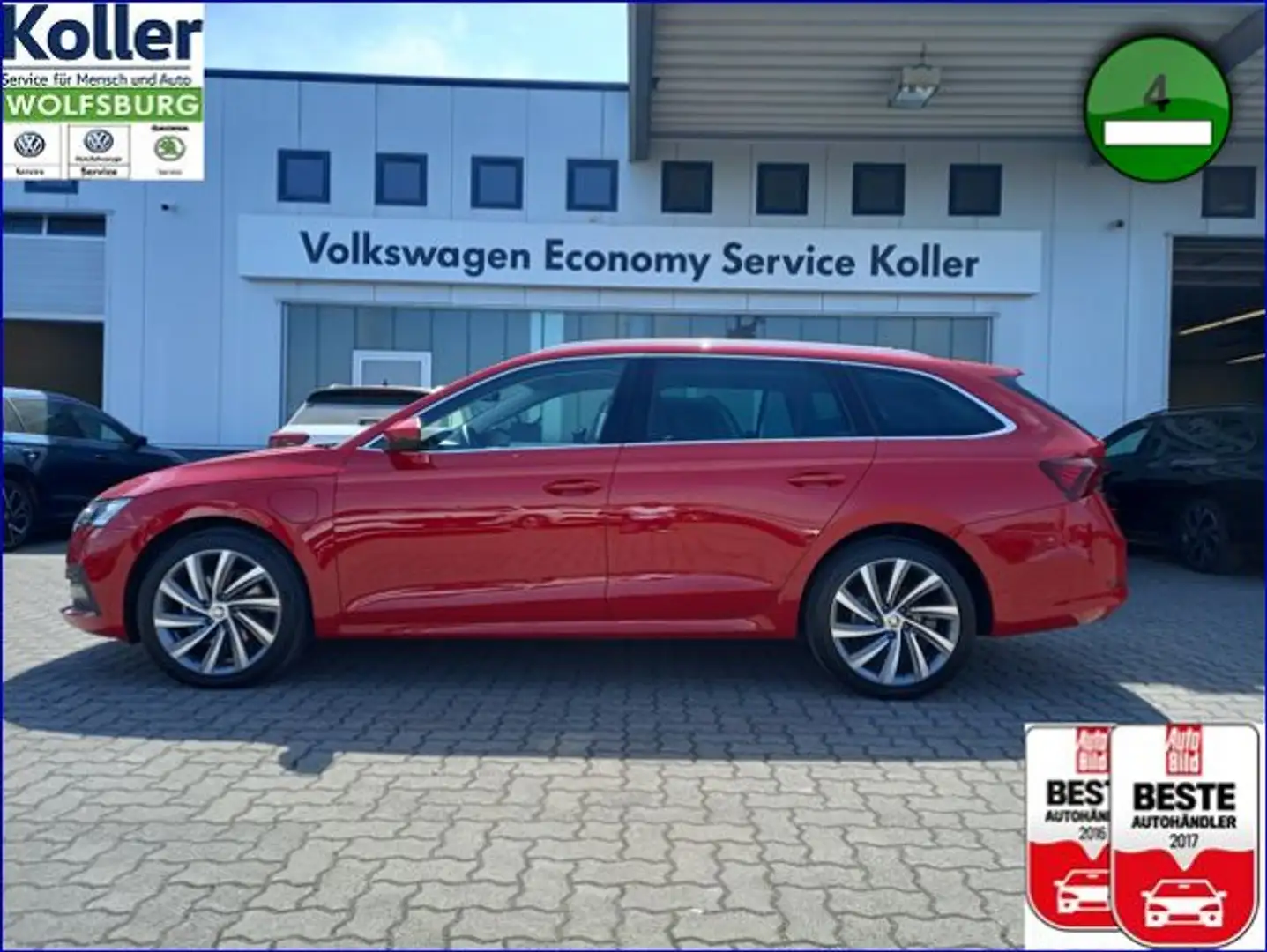 Skoda Octavia Combi 1.4 TSI iV DSG Panoramadach Leder Rot - 1